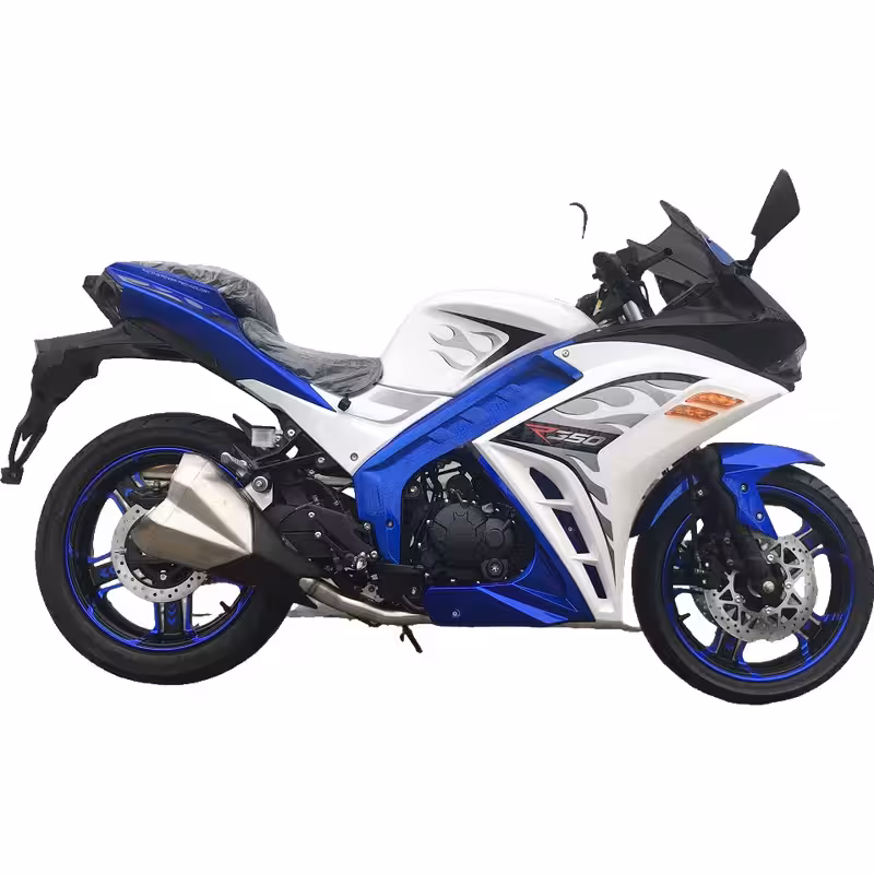 223cc Gasoline Sport Motorcycle Air Cooling Dual Disc Brakes 115km/h Max Speed Racing Style