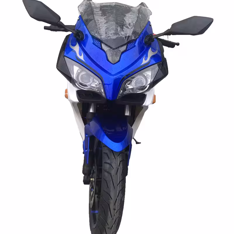 223cc Gasoline Sport Motorcycle Air Cooling Dual Disc Brakes 115km/h Max Speed Racing Style