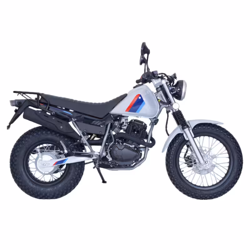 250cc Gasoline Off-Road Motorcycle Front Disc Rear Drum Brakes Manual Clutch Electric Kick Start