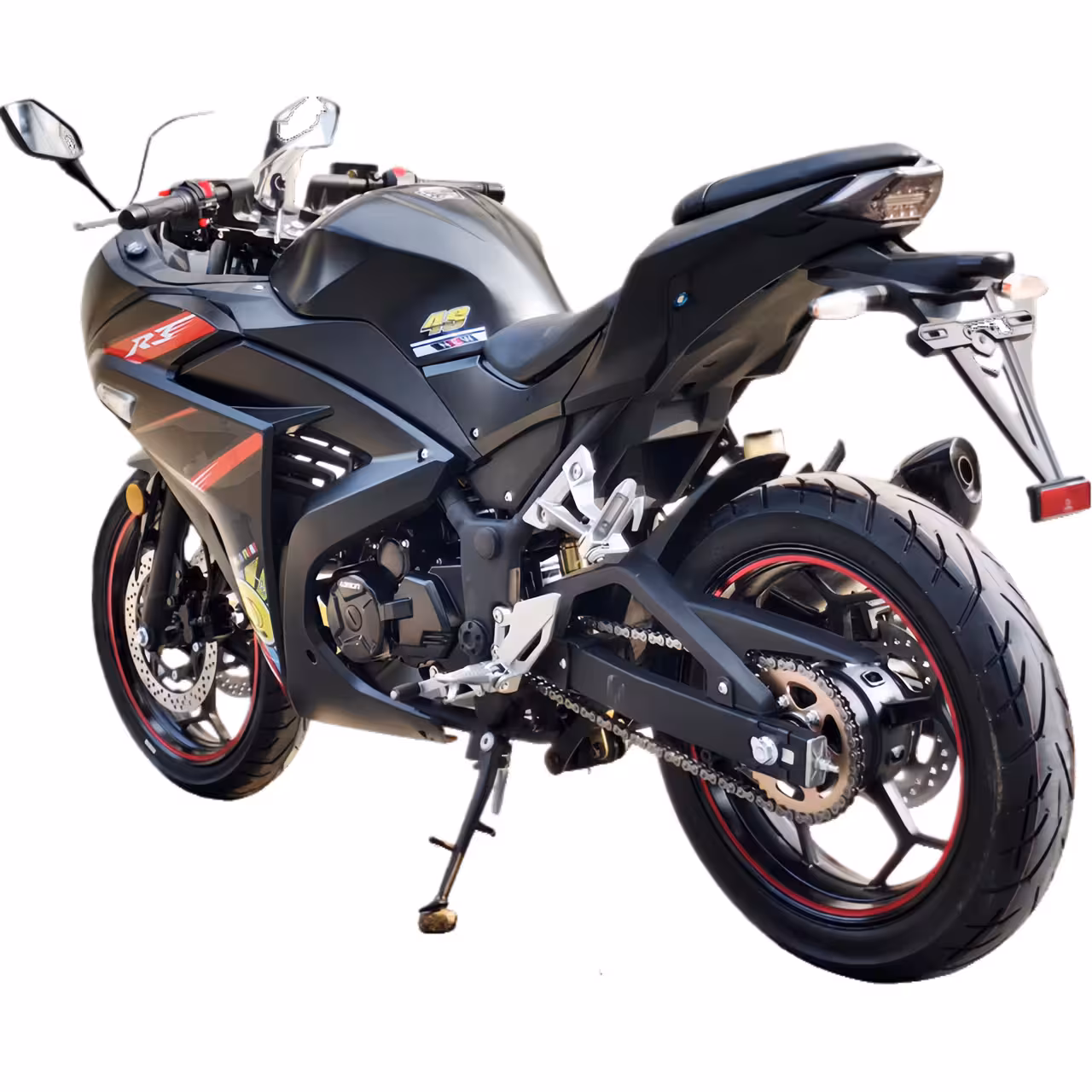 250cc Gasoline Motorcycle Loncin FE250 Engine 140km/h Max Speed 20L Fuel Tank