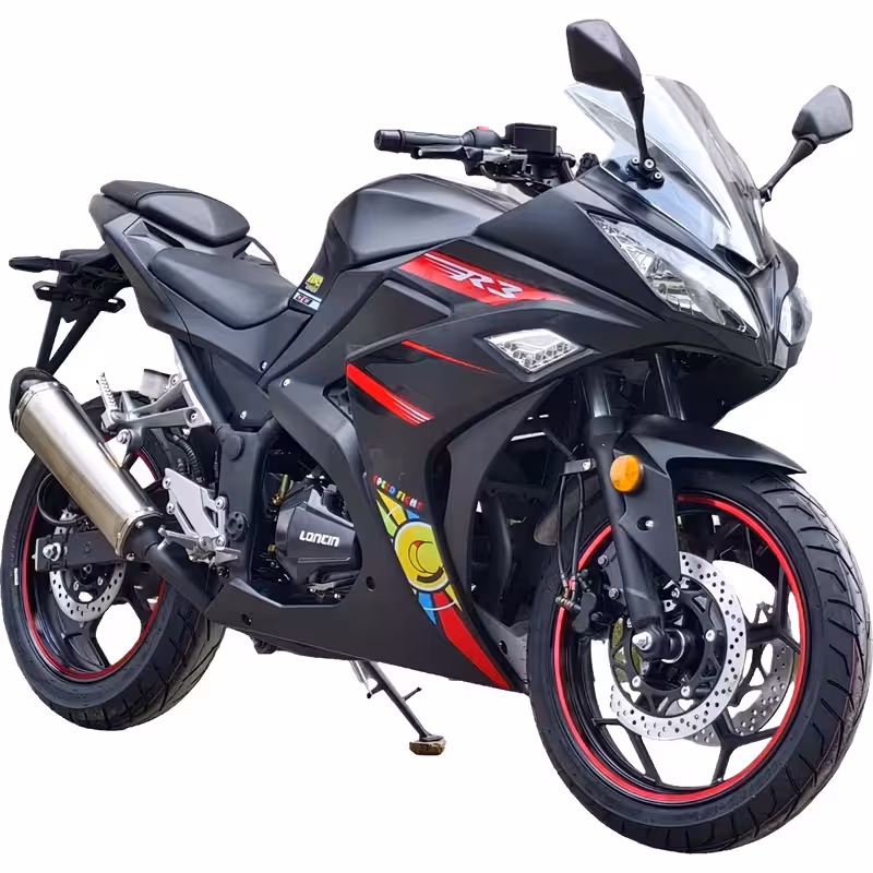 250cc Gasoline Motorcycle Loncin FE250 Engine 140km/h Max Speed 20L Fuel Tank