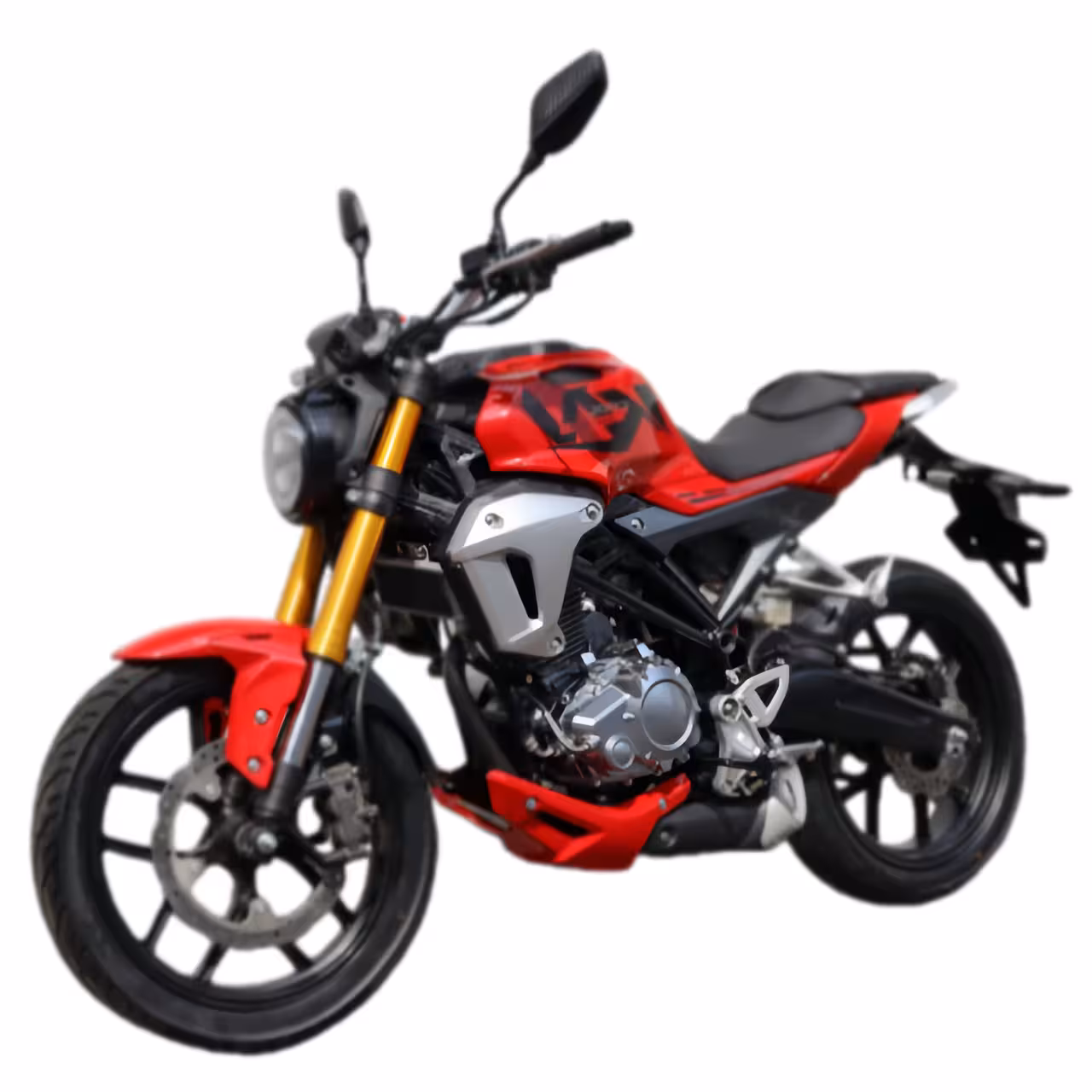 223cc Motorcycle with Air-Cooled Engine, Chain Drive and Alloy Wheels