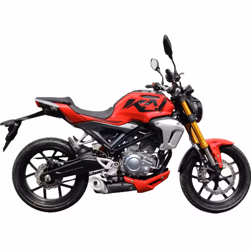 223cc Motorcycle with Air-Cooled Engine, Chain Drive and Alloy Wheels