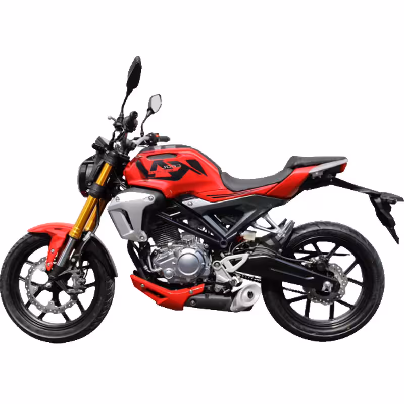 223cc Motorcycle with Air-Cooled Engine, Chain Drive and Alloy Wheels