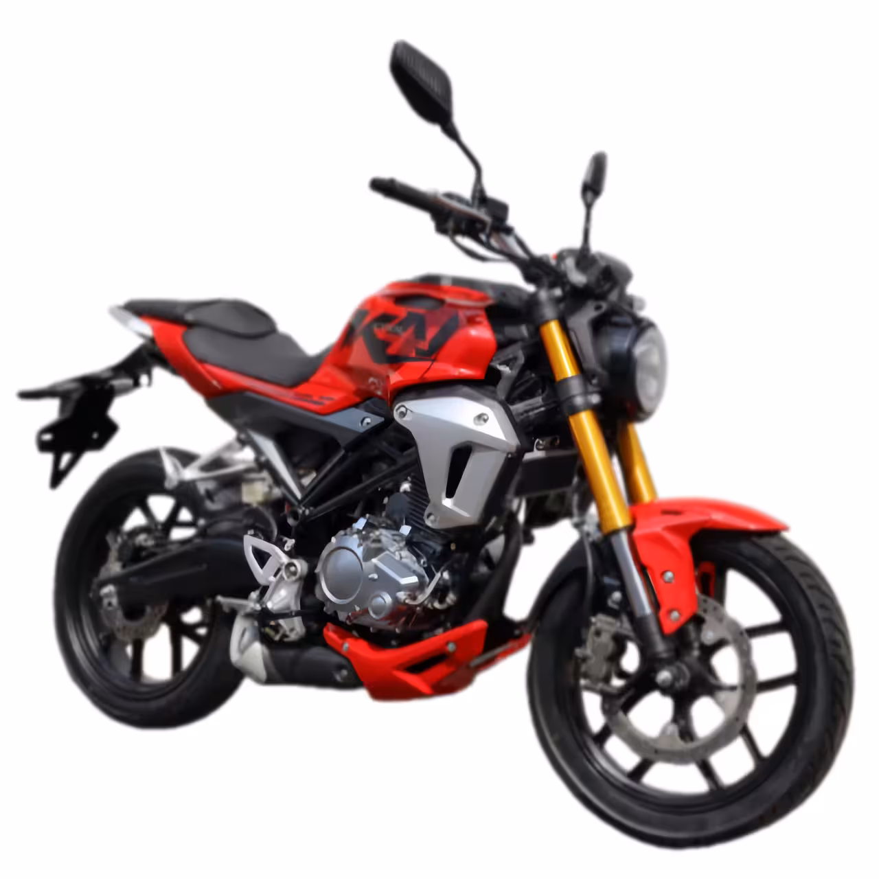 223cc Motorcycle with Air-Cooled Engine, Chain Drive and Alloy Wheels