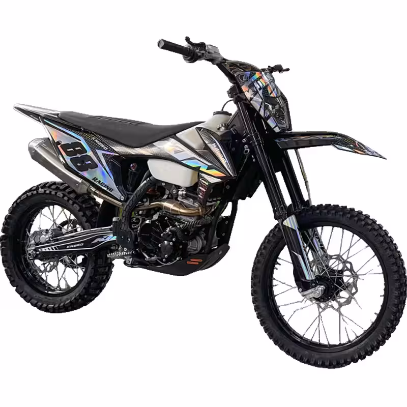 280cc Enduro Motorcycle with Water-Cooled SOHC Engine and Manual Clutch
