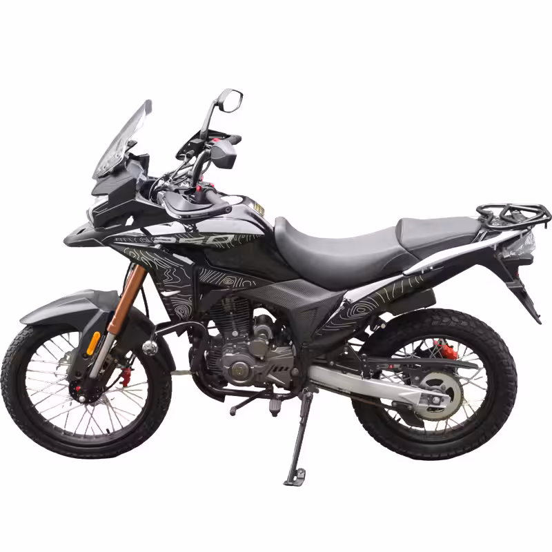 229cc Gasoline Motorcycle 5 Speed Manual Chain Drive Electrical Start Alloy Wheels