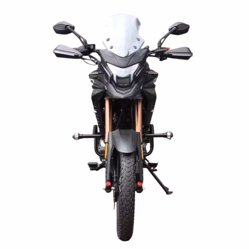 229cc Gasoline Motorcycle 5 Speed Manual Chain Drive Electrical Start Alloy Wheels