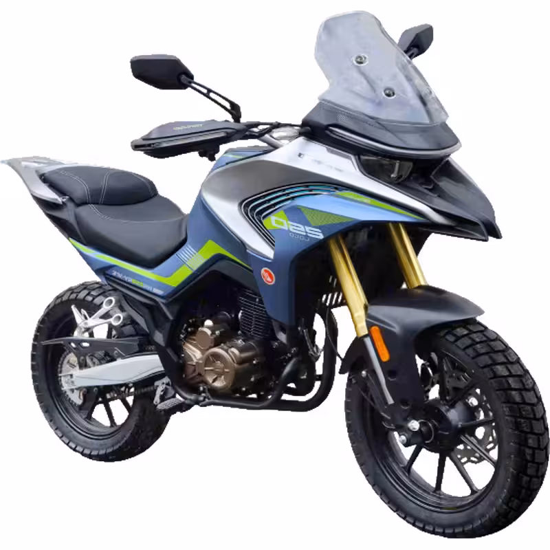 249cc Motorcycle with Oil-Cooled 4-Valve Loncin Engine and Dual Disc Brakes