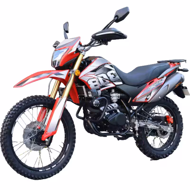 223cc Motorcycle with Balanced Air-Cooled Engine and 102km/h Top Speed