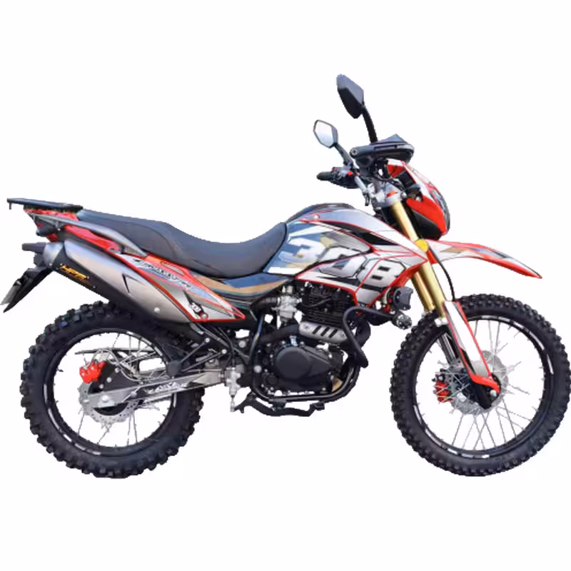 223cc Motorcycle with Balanced Air-Cooled Engine and 102km/h Top Speed