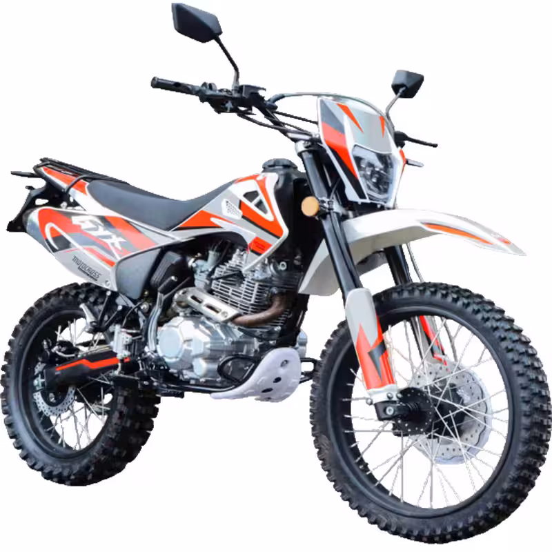 223cc Air-Cooled Motorcycle with 102km/h Top Speed and 11.5L Fuel Tank