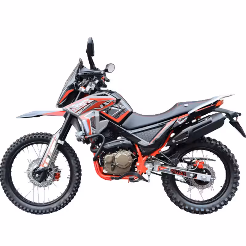 249cc Enduro Motorcycle with 4-Valve Loncin Engine and Manual Clutch