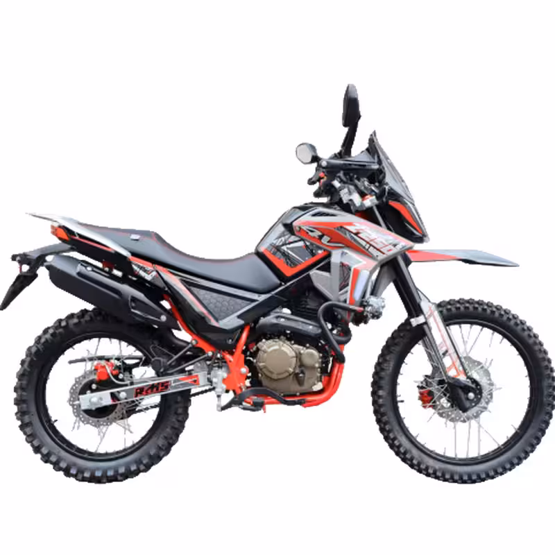 249cc Enduro Motorcycle with 4-Valve Loncin Engine and Manual Clutch