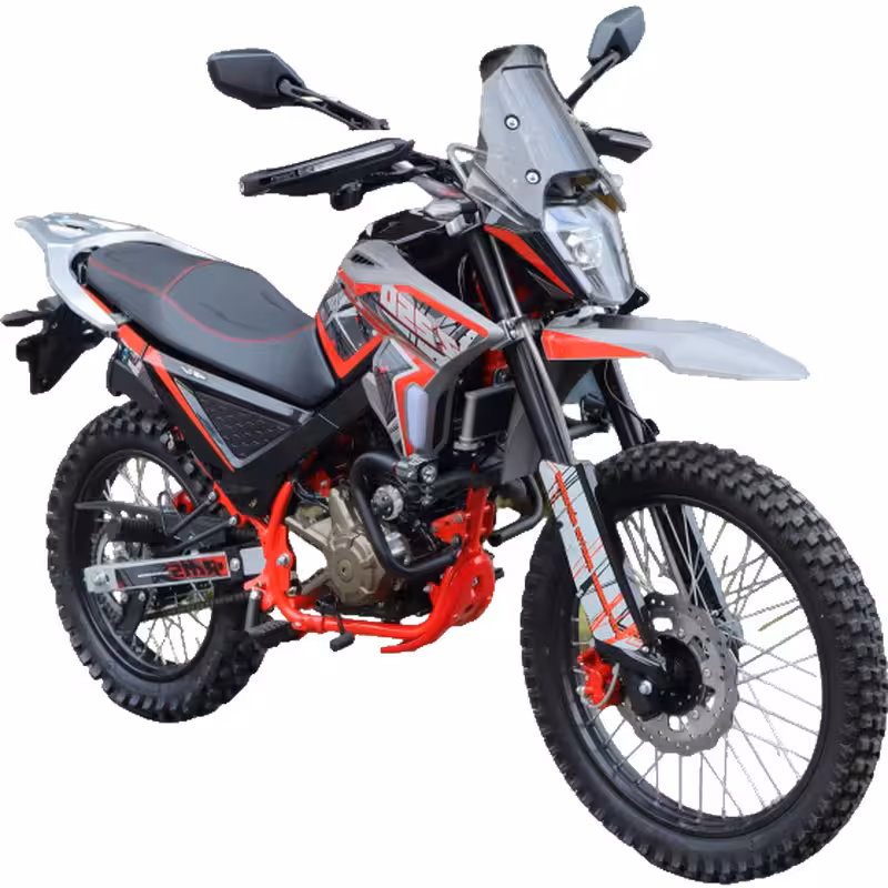 249cc Enduro Motorcycle with 4-Valve Loncin Engine and Manual Clutch