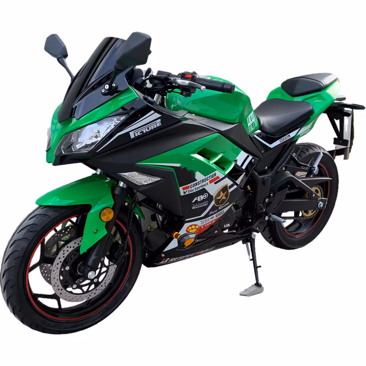223cc Gasoline Motorcycle Powerful Oil-Cooled Loncin Engine 6 Speed Manual Disc Brakes 140km/h