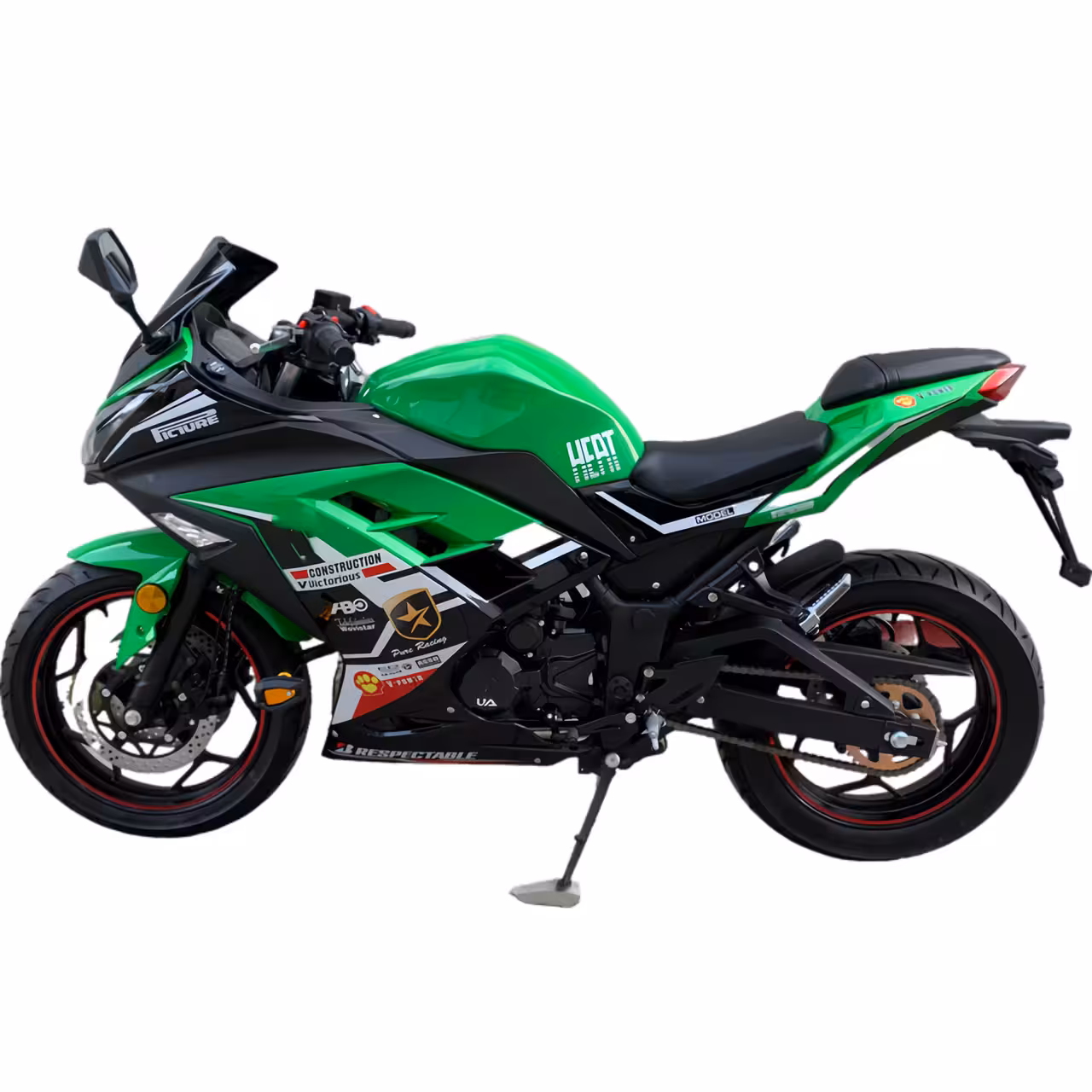 223cc Gasoline Motorcycle Powerful Oil-Cooled Loncin Engine 6 Speed Manual Disc Brakes 140km/h