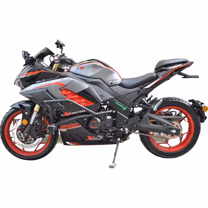 223cc Gasoline Motorcycle Loncin RE250 Oil-Cooled Engine 6 Speed Manual Disc Brakes 140km/h Top Speed 20L Fuel Tank