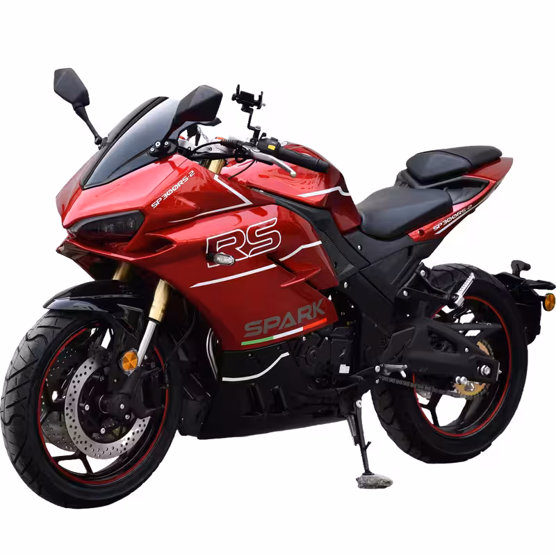 223cc Gasoline Motorcycle Powerful Oil-Cooled Loncin Engine 6 Speed Manual Disc Brakes 140km/h High Speed 20L Fuel Cap