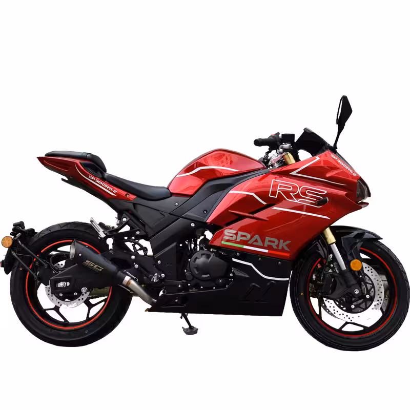 223cc Gasoline Motorcycle Powerful Oil-Cooled Loncin Engine 6 Speed Manual Disc Brakes 140km/h High Speed 20L Fuel Cap