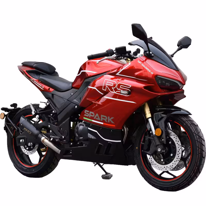 223cc Gasoline Motorcycle Powerful Oil-Cooled Loncin Engine 6 Speed Manual Disc Brakes 140km/h High Speed 20L Fuel Cap