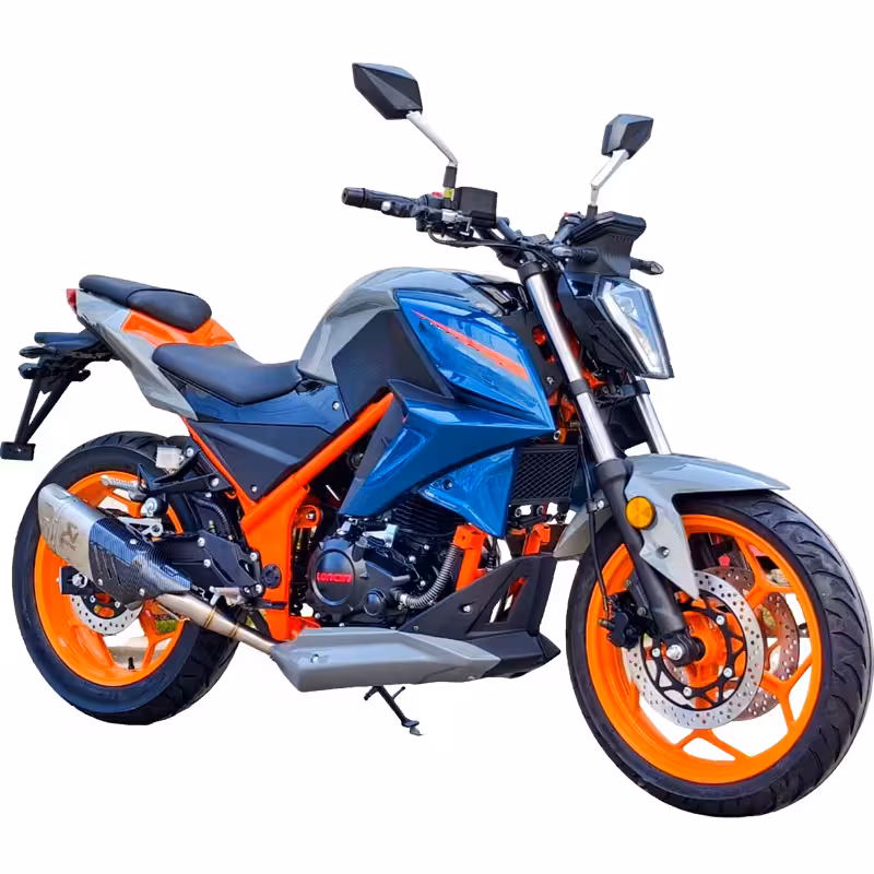 223cc Oil-Cooled Four Stroke Motorcycle 130km/h Top Speed Street Performance Disc Brake LCD Meter Robust Design