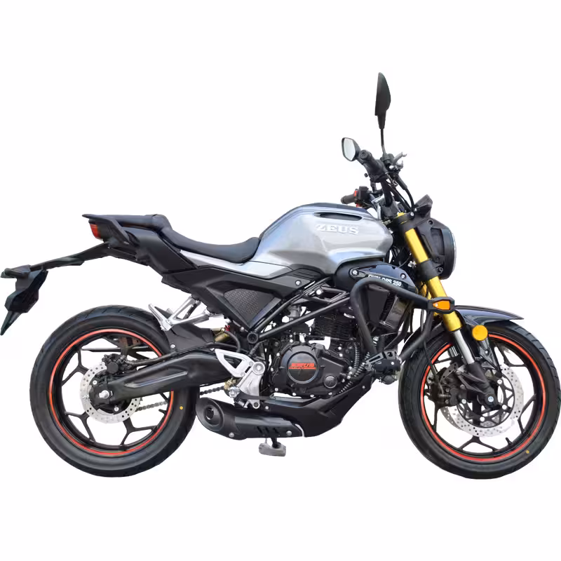 223cc Gasoline Motorcycle Front Disc Rear Drum Brakes 140km/h Max Speed 20L Fuel Tank 6-Speed Manual Oil-Cooled Engine