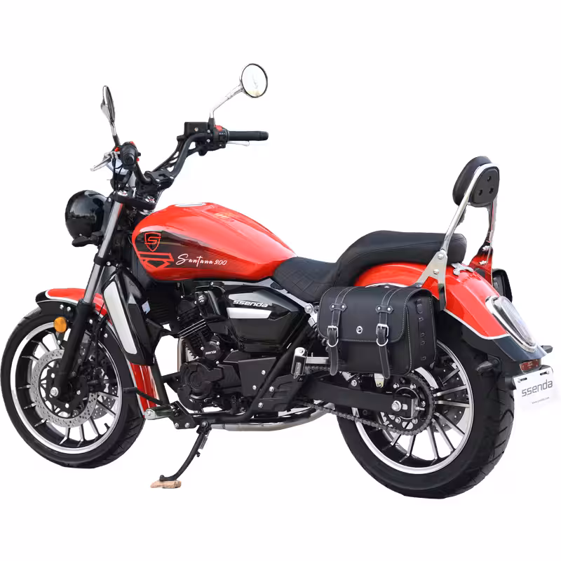223cc Gasoline Cruiser Motorcycle Oil-Cooled 6-Speed Manual Transmission Disc Brakes 140km/h Max Speed Large 19L Tank