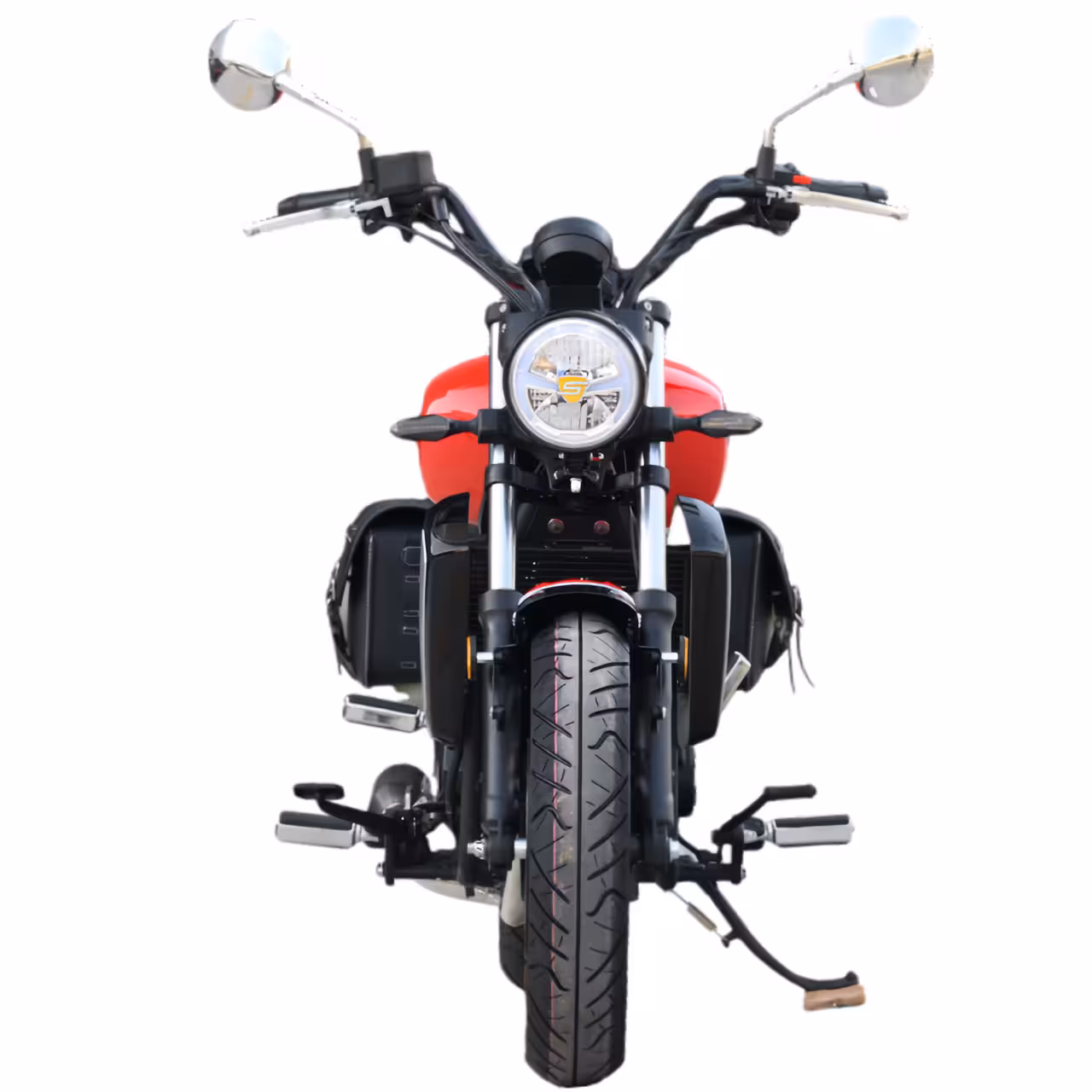 223cc Gasoline Cruiser Motorcycle Oil-Cooled 6-Speed Manual Transmission Disc Brakes 140km/h Max Speed Large 19L Tank