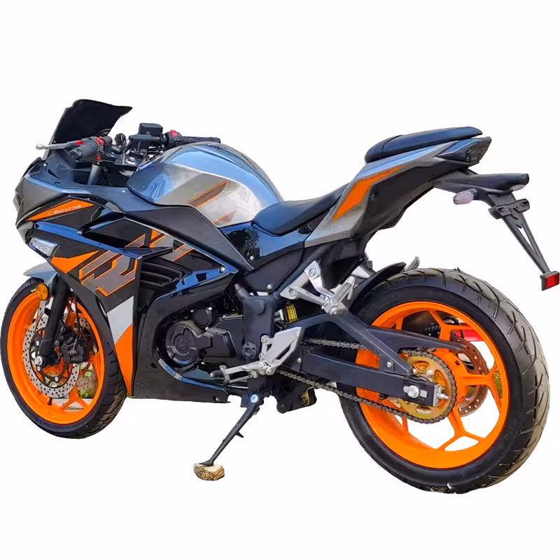 223cc Gasoline Motorcycle Loncin RE250 Oil-Cooled Engine 6 Speed Manual Disc Brakes 140km/h Top Speed 20L Fuel Tank