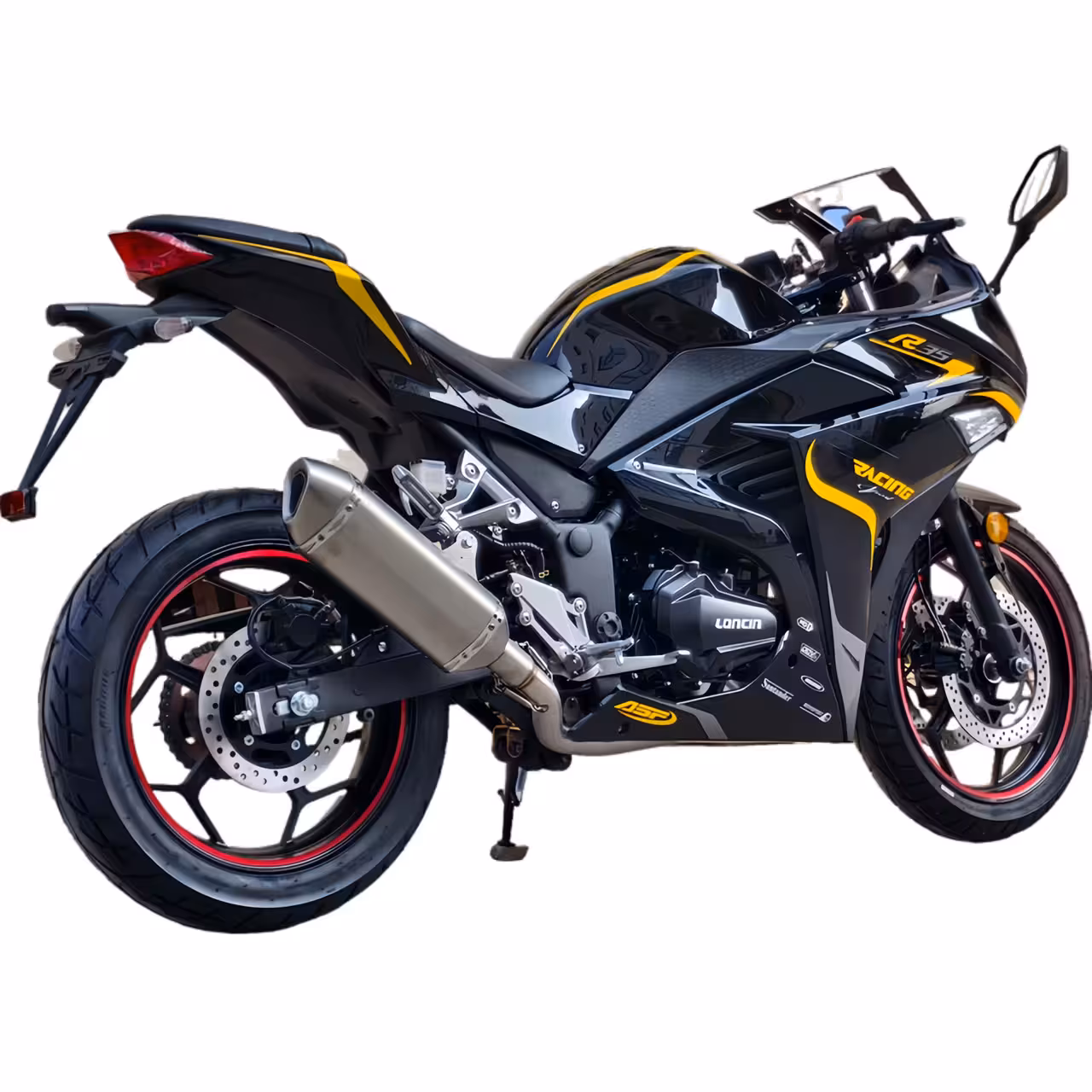 223cc Gasoline Motorcycle Loncin RE250 Oil-Cooled Engine 6 Speed Manual Disc Brakes 140km/h Top Speed 20L Fuel Tank