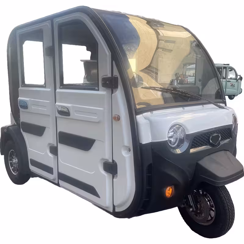 3000W Electric Cabin Scooter New Outdoor Three-Wheeled with Left Steering Covered