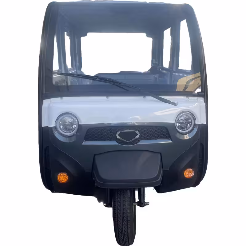 3000W Electric Cabin Scooter New Outdoor Three-Wheeled with Left Steering Covered