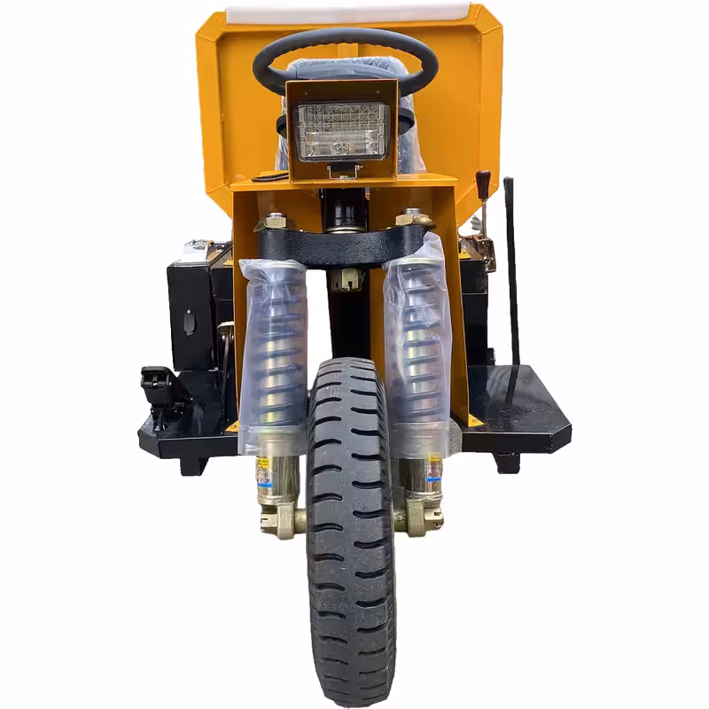 3000W HuanSheng 1.5 Ton Mini Electric 3-Wheel Tricycle Open Body Mining Dumper Truck for Cargo