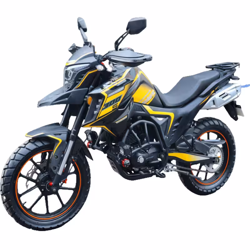 271cc Motorcycle with Oil-Cooled Engine and Front and Rear Disc Brakes