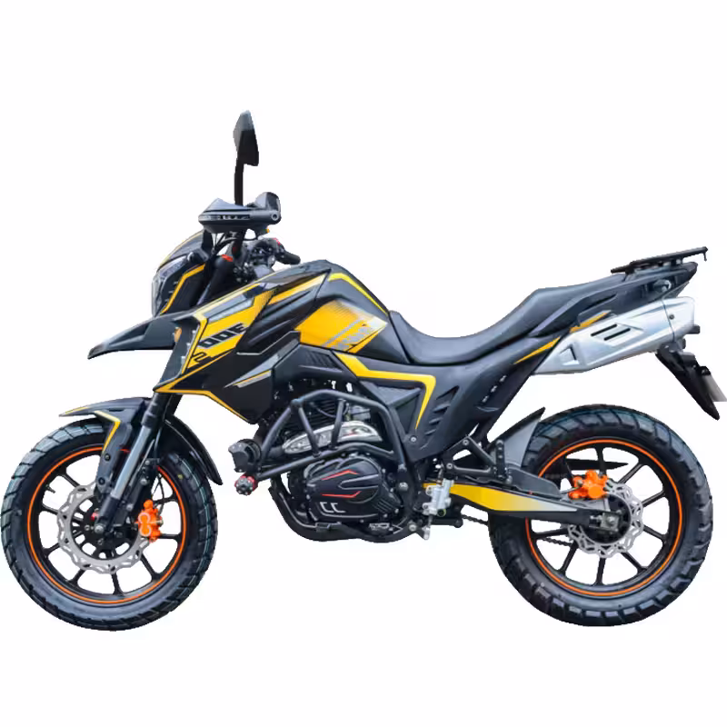 271cc Motorcycle with Oil-Cooled Engine and Front and Rear Disc Brakes