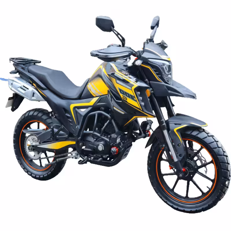 271cc Motorcycle with Oil-Cooled Engine and Front and Rear Disc Brakes