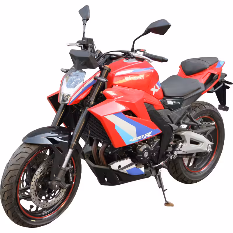 367cc Gasoline Cruiser Motorcycle Dual Cylinder Water-Cooled 6-Speed Transmission Disc Brakes Alloy Rims