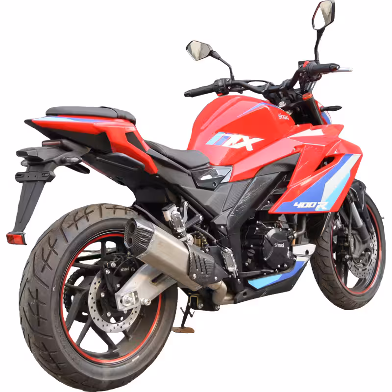 367cc Gasoline Cruiser Motorcycle Dual Cylinder Water-Cooled 6-Speed Transmission Disc Brakes Alloy Rims