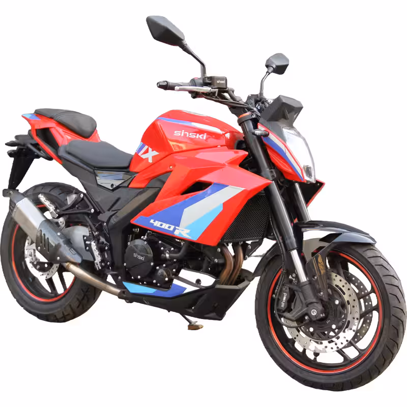 367cc Gasoline Cruiser Motorcycle Dual Cylinder Water-Cooled 6-Speed Transmission Disc Brakes Alloy Rims