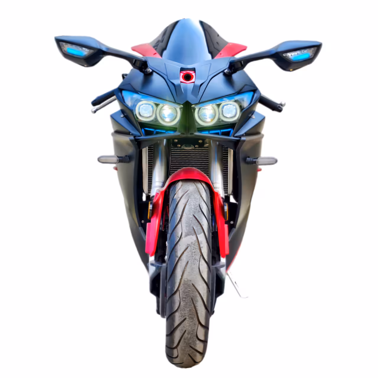 446cc Gasoline Cruiser Motorcycle Water-Cooled Dual Cylinder 6-Speed Manual Transmission Disc Brakes 160km/h Max Speed
