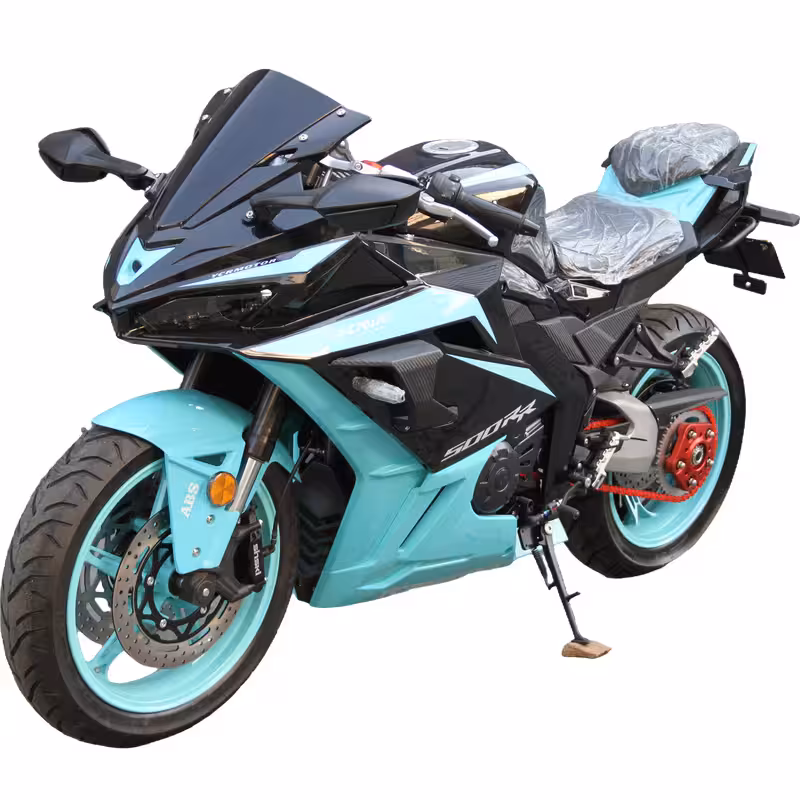 446cc Gasoline Motorcycle Powerful Water-Cooled Zongshen Engine 6 Speed Manual Alloy Wheels Electrical Start Design