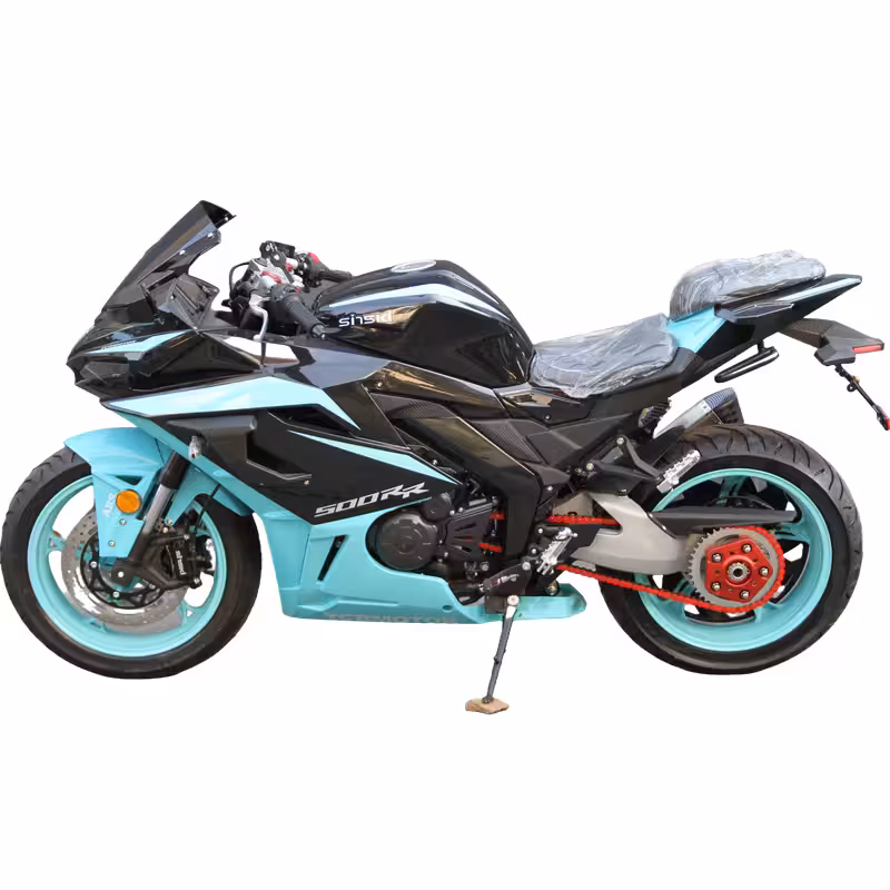446cc Gasoline Motorcycle Powerful Water-Cooled Zongshen Engine 6 Speed Manual Alloy Wheels Electrical Start Design