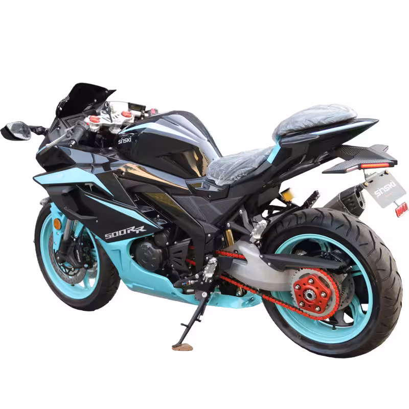 446cc Gasoline Motorcycle Powerful Water-Cooled Zongshen Engine 6 Speed Manual Alloy Wheels Electrical Start Design