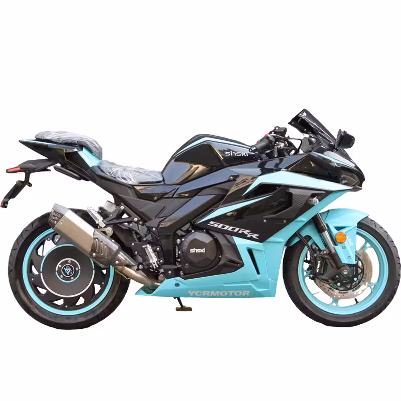 446cc Gasoline Motorcycle Powerful Water-Cooled Zongshen Engine 6 Speed Manual Alloy Wheels Electrical Start Design