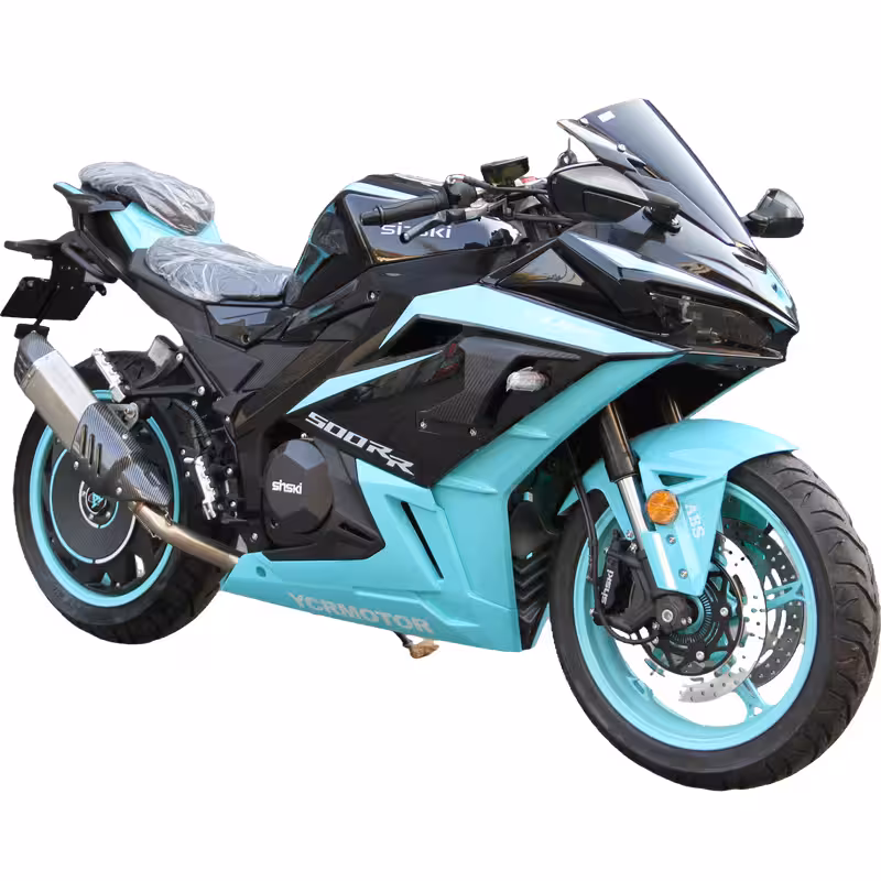 446cc Gasoline Motorcycle Powerful Water-Cooled Zongshen Engine 6 Speed Manual Alloy Wheels Electrical Start Design