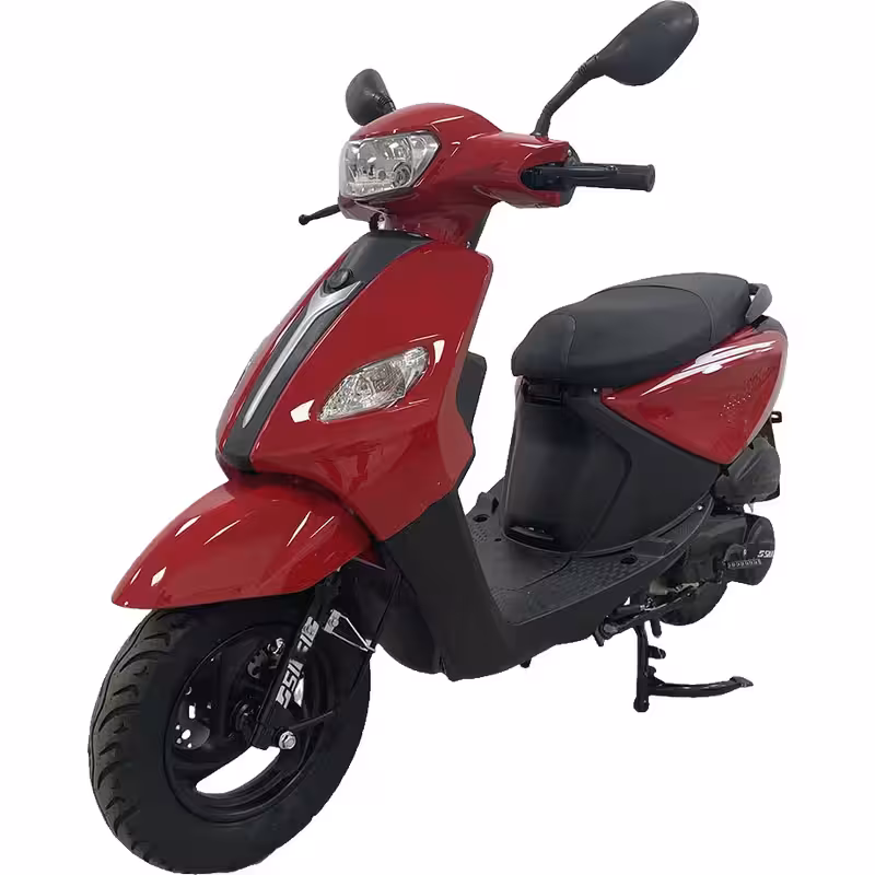 50-100cc Gasoline Scooter Air-Cooled CVT Automatic Hydraulic Suspension 3.00-10 Tires