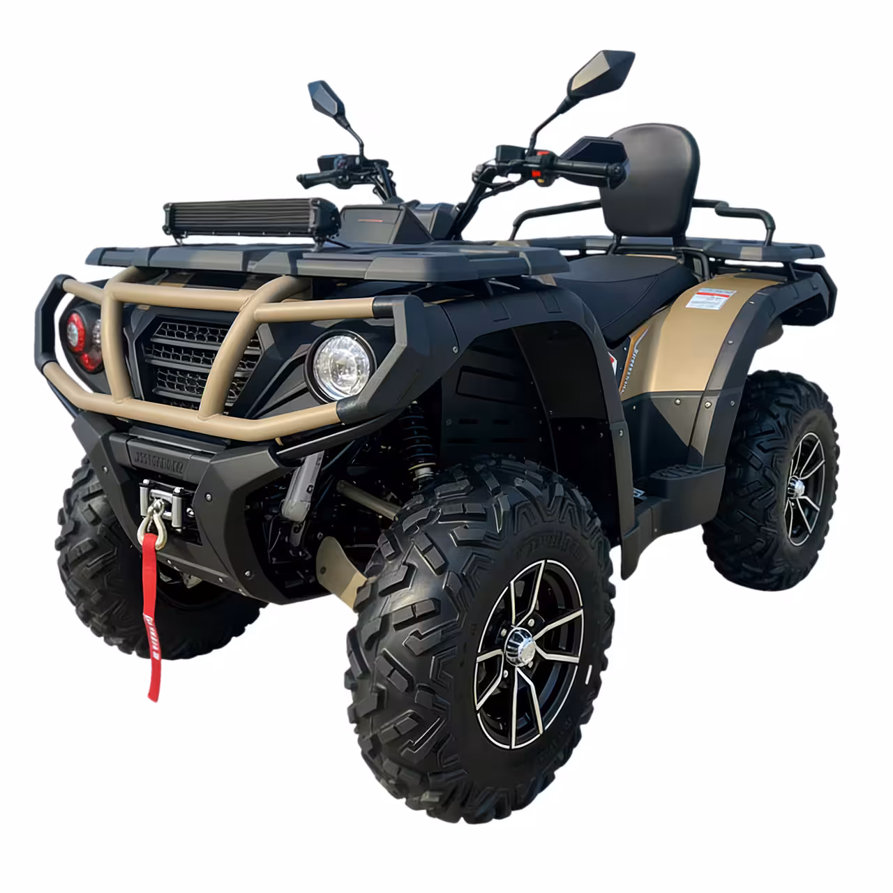 495cc Gasoline ATV Hydraulic Disc Brakes 90km/h Max Speed 20L Fuel Tank 4WD Bosch EFI