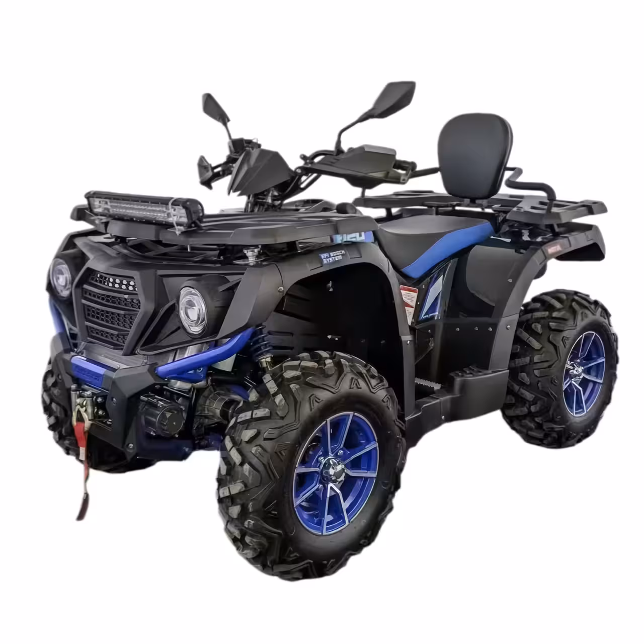 580cc Gasoline ATV Four-Wheel Hydraulic Disc Brakes 90km/h Max Speed