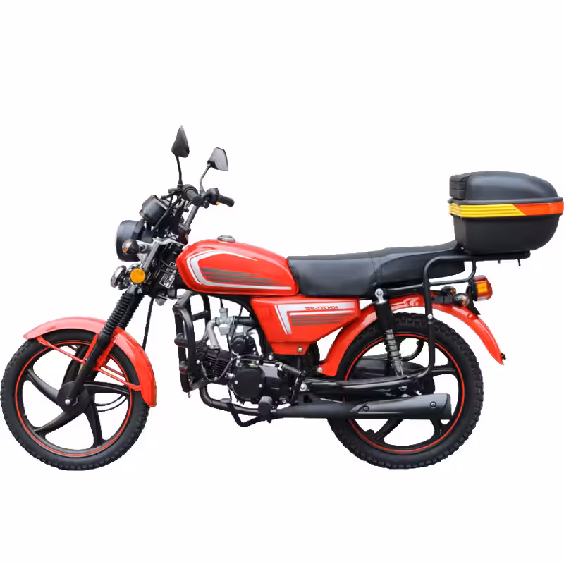 107cc Scooter with Air-Cooled Engine, Dual Disc Brakes and 17 inch Tires